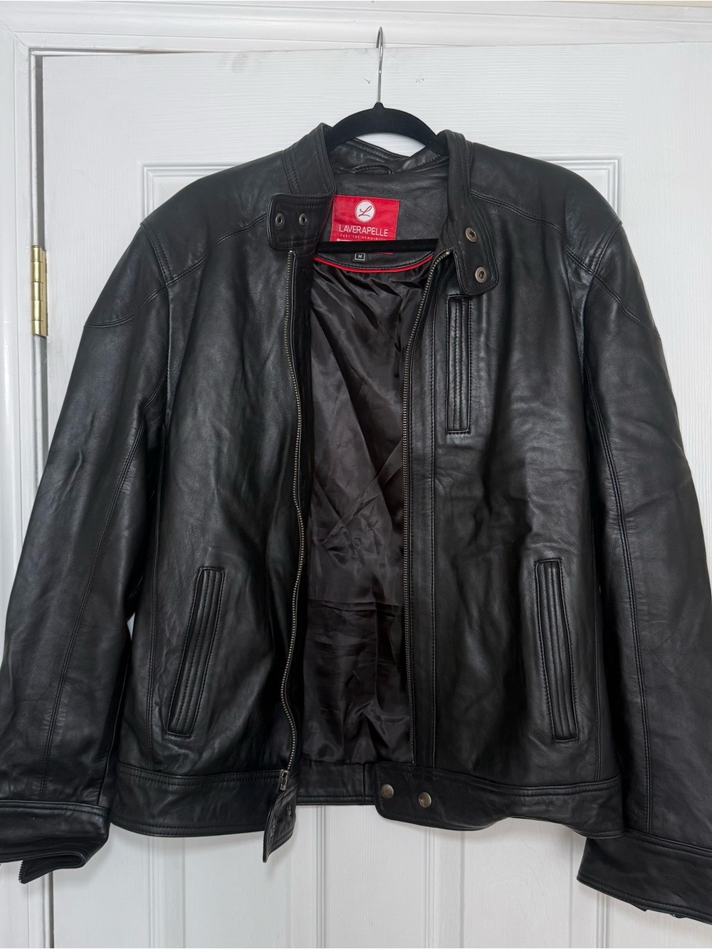 Men's Black Leather Jacket